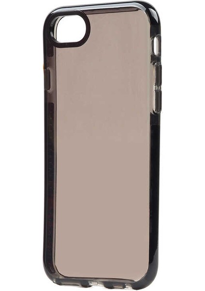 iPhone Se 2020 Kılıf Şeffaf Soft Kenar Tırtıklı Tasarım Silikon