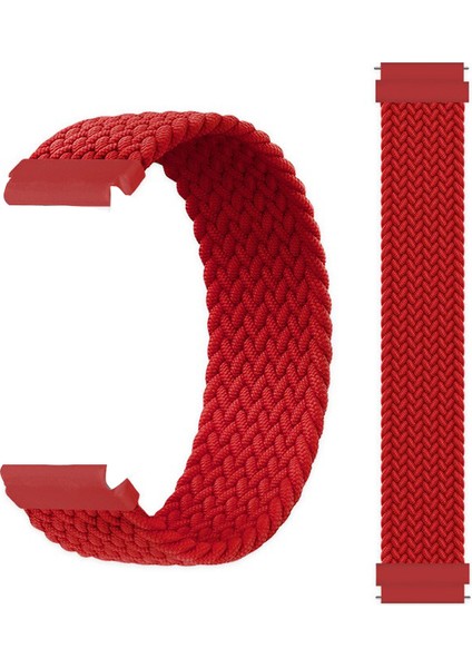 Amazfit Gtr 2 Classic Kordon Naylon Solo Loop 135MM Small Krd 61 Kırmızı