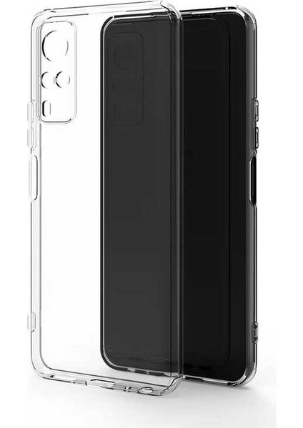 Casestreet Vivo Y53S 4g Kılıf Süper Silikon Kamera Korumalı Şeffaf