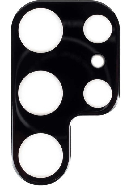 Samsung Galaxy S22 Ultra Kamera Lens Koruyucu Cam Siyah