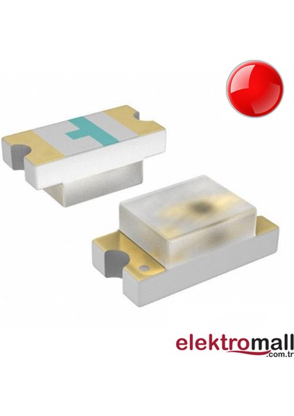 1206 Kırmızı Smd LED - 100 Adet