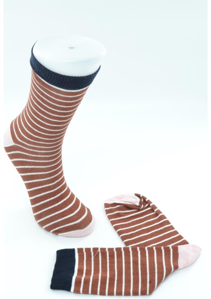 Kadın Pamuk Çemberli Soket Çorap