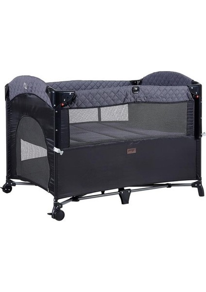 Miami Basic Anne Yanı Oyun Parkı Park Yatak 70X110 Füme+Yatak 8041 fiyatları