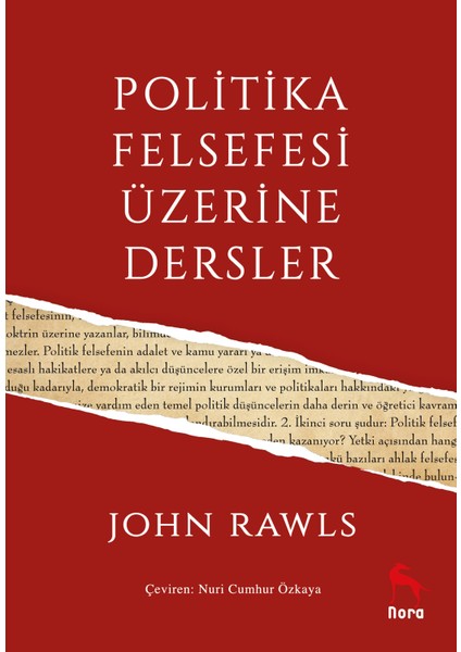 Politika Felsefesi Üzerine Dersler - John Rawls