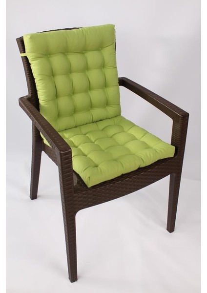Altınpamuk Lux Pofidik Rattan Lotus Sandalye Minderi 43 x 93 cm. Yeşil