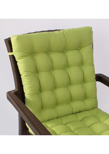 Altınpamuk Lux Pofidik Rattan Lotus Sandalye Minderi 43 x 93 cm. Yeşil