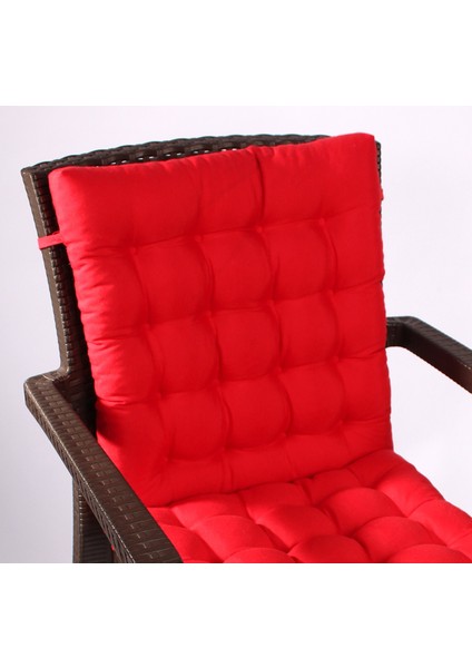 Altınpamuk Lux Pofidik Rattan Lotus Sandalye Minderi 43 x 93 cm. Kırmızı fiyatları