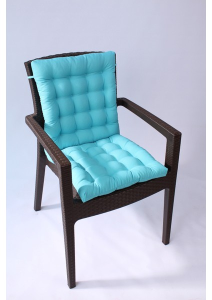 Altınpamuk Lux Pofidik Rattan Lotus Sandalye Minderi 43 x 93 cm. Turkuaz