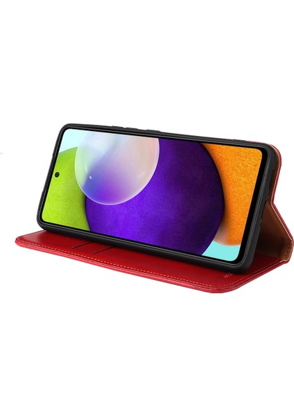 Lnobern Samsung Galaxy A53 5g ile Uyumlu Kickstand Cüzdan Flip Deri Kılıf (Yurt Dışından)