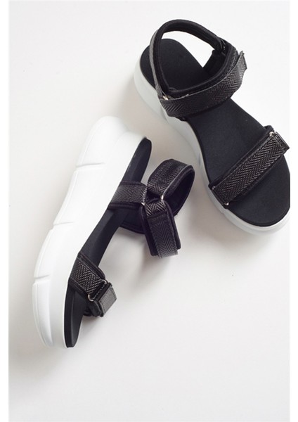 4760 Siyah Kadın Sandalet fırsatları