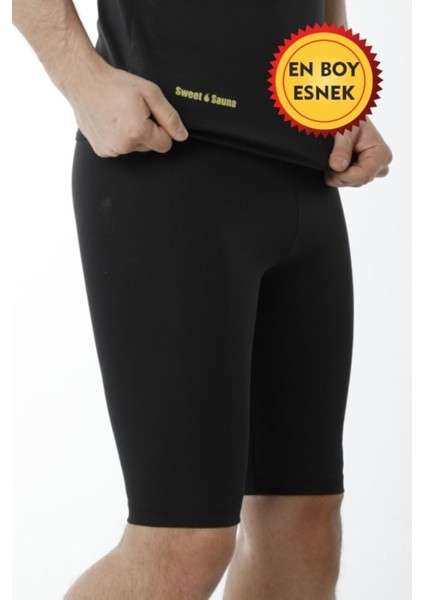 Yeni Sezon Spor Kısa Şort Unisex Sweet Sauna Termal Siyah fırsatları