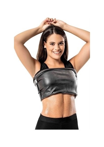 Yeni Moda Atlet Tayt Takım Unisex Sweet Sauna Termal Siyah