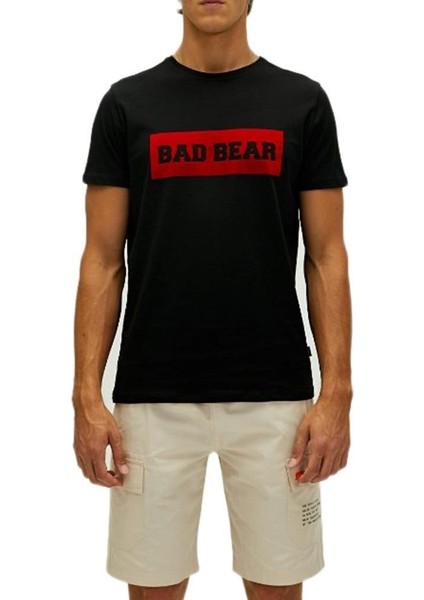 Bad Bear Flog T-Shırt Siyah Erkek T-Shirt 22.01.07.013-C01