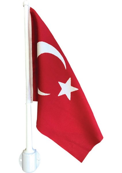 Bot Bayrak Direği Plastik 35 cm Bayraklı