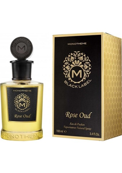 Black Label Rose Oud Edp 100ML Parfüm