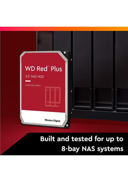 Western Digital 8 TB WD Red Plus Nas Dahili Sabit Sürücü HDD modelleri