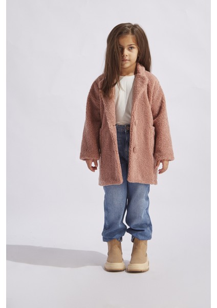 Kız Çocuk Kürk Ceket Kaban Pembe fiyatları