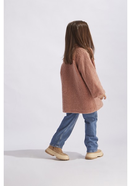 Kız Çocuk Kürk Ceket Kaban Pembe indirimleri