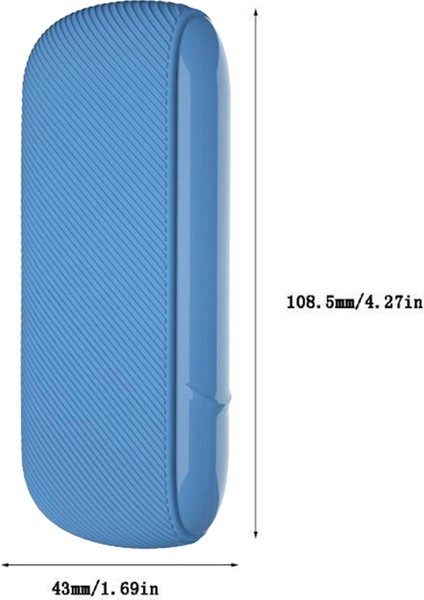 Dimi Silikon Kapak Tam Koruyucu Kılıf Kılıfı Iqos 3.0 Mavi Için modelleri