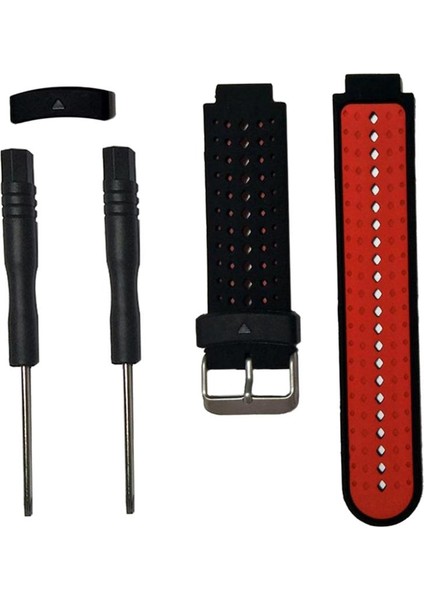 Garmin Forerunner Için Watch Band Kayışı 220 230 235 620 Siyah + Kırmızı fiyatları