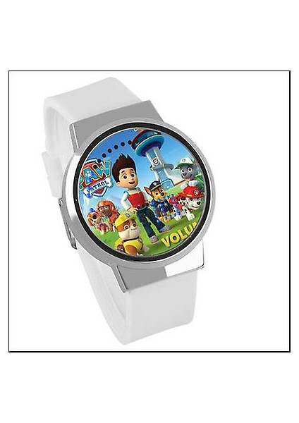 Su Geçirmez Aydınlık LED Dijital Dokunmatik Saat - Paw Devriyesi (Yurt Dışından)