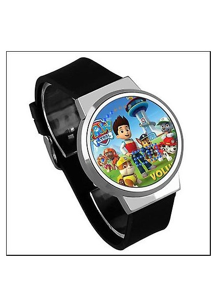 Su Geçirmez Aydınlık LED Dijital Dokunmatik Saat - Paw Devriyesi (Yurt Dışından)