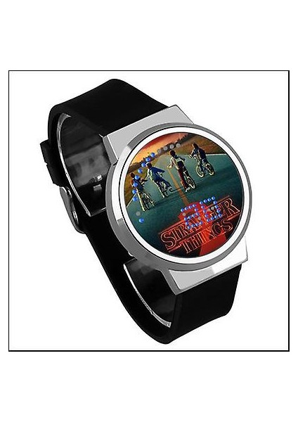 Su Geçirmez Aydınlık LED Dijital Dokunmatik Saat - Yabancı Şeyler (Yurt Dışından)