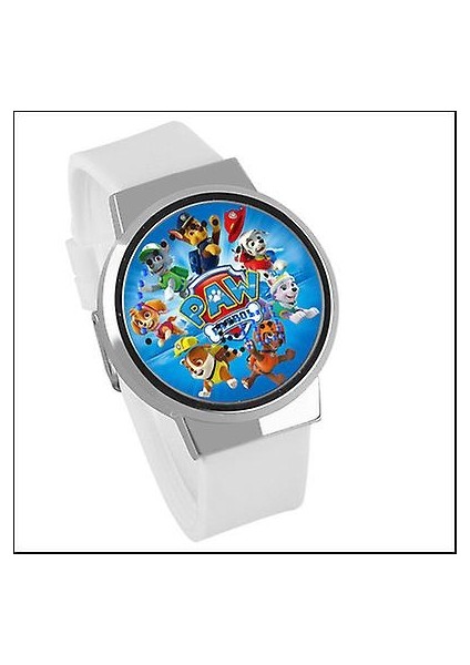 Su Geçirmez Aydınlık LED Dijital Dokunmatik Saat - Paw Devriyesi (Yurt Dışından)