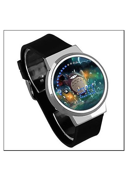 Su Geçirmez Aydınlık LED Dijital Dokunmatik Saat - Komşu Totoro (Yurt Dışından)