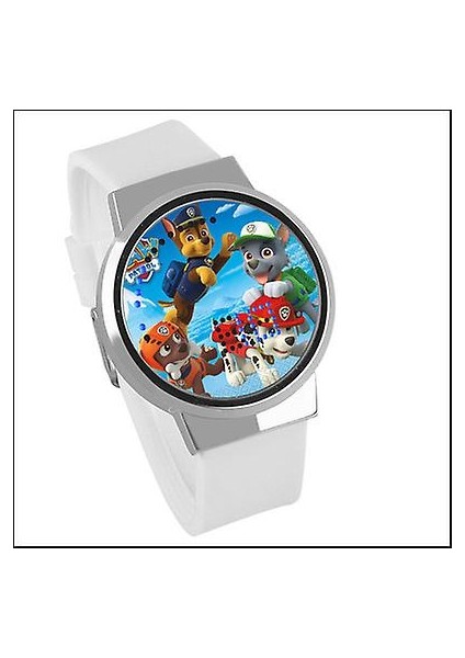 Su Geçirmez Aydınlık LED Dijital Dokunmatik Saat - Paw Devriyesi (Yurt Dışından)