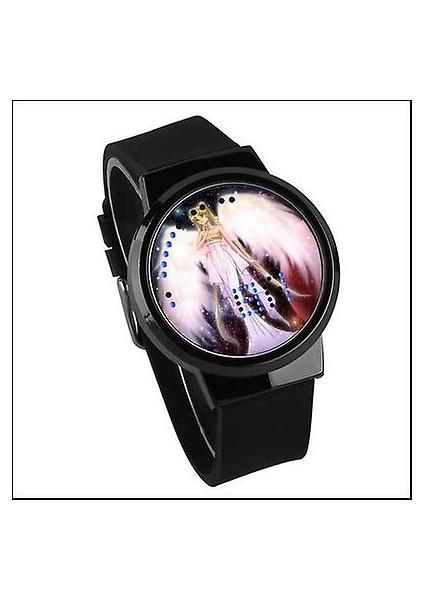 Su Geçirmez Aydınlık LED Dijital Dokunmatik Saat - Sailor Moon (Yurt Dışından)