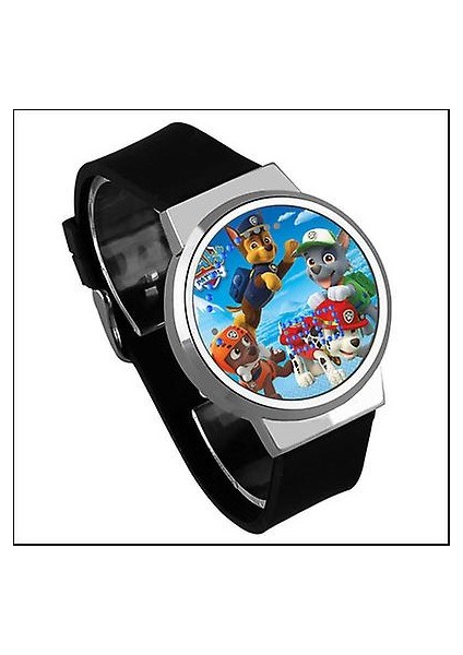 Su Geçirmez Aydınlık LED Dijital Dokunmatik Saat - Paw Devriyesi (Yurt Dışından)