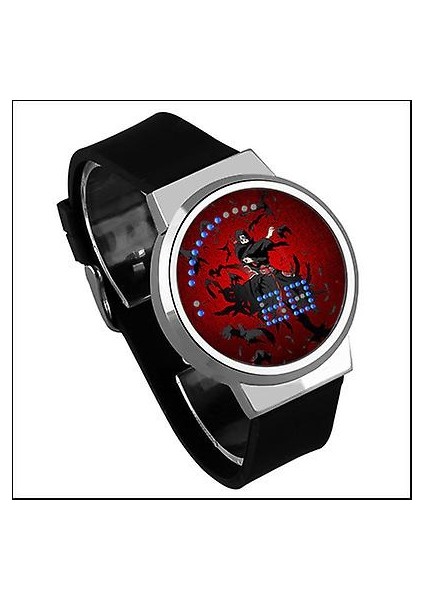 Su Geçirmez Aydınlık LED Dijital Dokunmatik Saat - Naruto (Yurt Dışından)