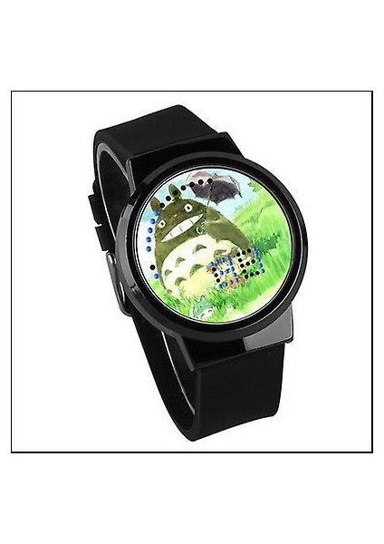 Su Geçirmez Aydınlık LED Dijital Dokunmatik Saat - Komşu Totoro (Yurt Dışından)