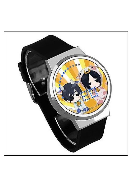 Su Geçirmez Aydınlık LED Dijital Dokunmatik Saat - Siyah Butler (Yurt Dışından)