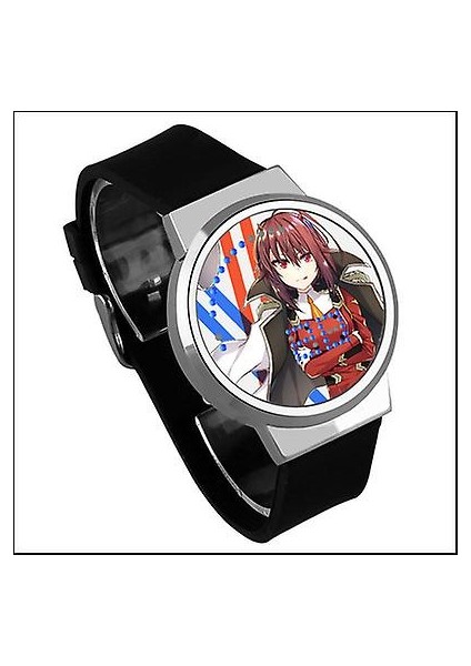 Su Geçirmez Aydınlık LED Dijital Dokunmatik Saat - Franxx'te Sevgilim (Yurt Dışından)
