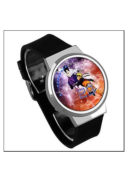 Su Geçirmez Aydınlık LED Dijital Dokunmatik Saat - Naruto (Yurt Dışından)