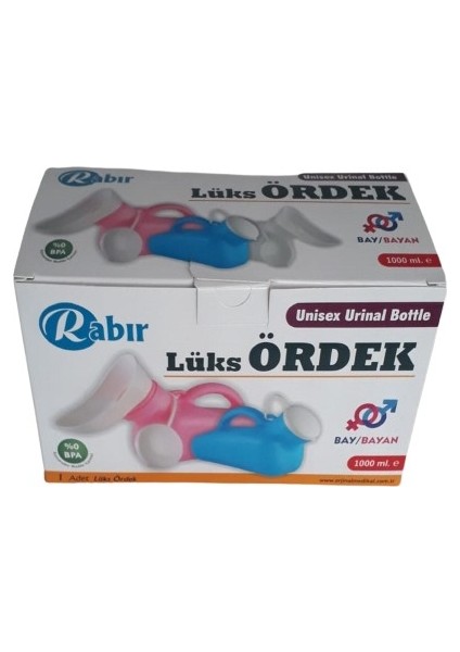 Plastik İdrar Kabı Ördek ( Mavi Renk)