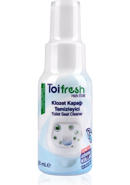 Anlık Klozet Kapağı Temizleyicisi 50ML