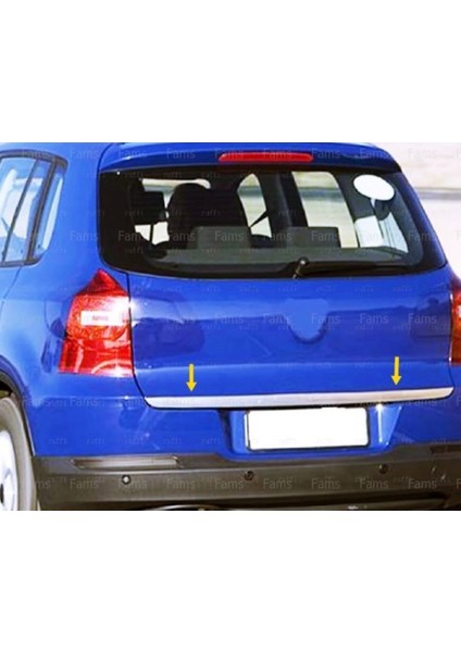 VW Tiguan Krom Bagaj Alt Çıtası 2007-2016 Paslanmaz Çelik