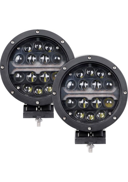 Mixer 60W Drl Motosiklet / Off Road LED Sis Farı Takım