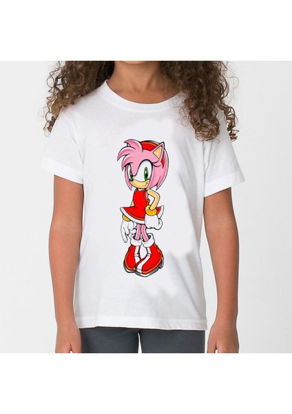 Sonic Amy Rose Çocuk Tişört