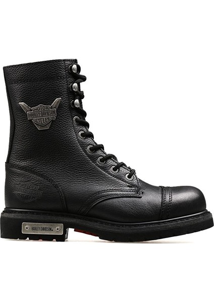 Harley-Davıdson 025M100553 Colmar Erkek Bot - Siyah Baskılı Deri
