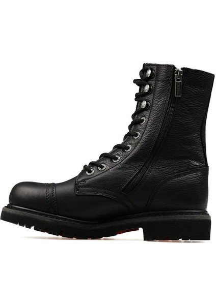 Harley-Davıdson 025M100553 Colmar Erkek Bot - Siyah Baskılı Deri