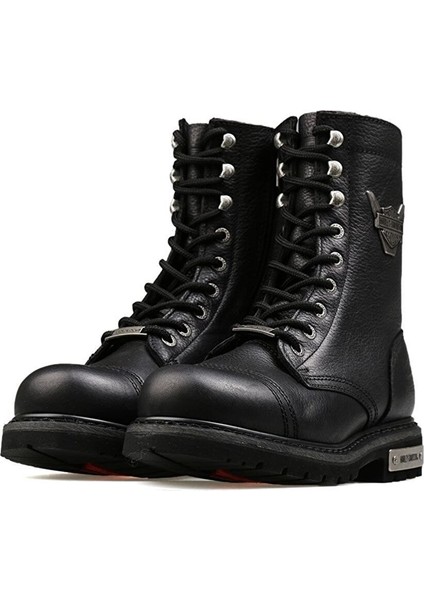 Harley-Davıdson 025M100553 Colmar Erkek Bot - Siyah Baskılı Deri
