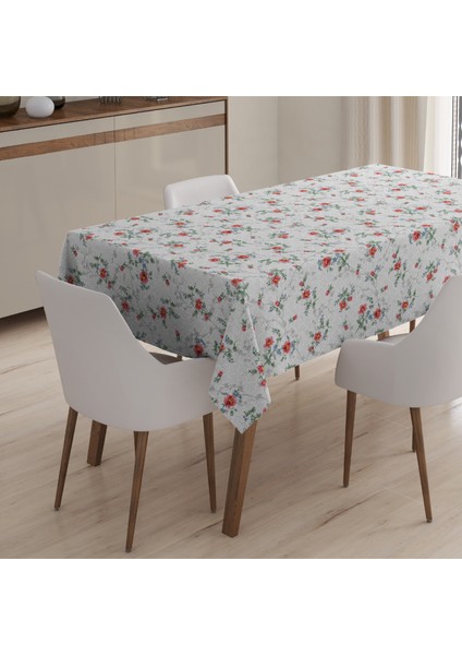 Elyaf Astarlı Pvc Masa Örtüsü Silinebilir Sıvı Geçirmez Leke Tutmaz Çiçekli Baklava Desenli Beyaz fiyatları