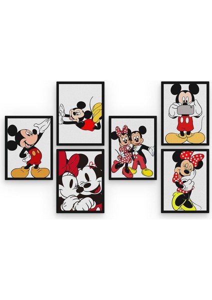 Mickey Mouse 6 Parça Mdf TABLOGMZ474