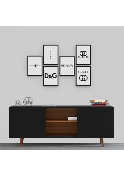 Markalar 6 Parça Mdf TABLOGMZ439