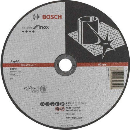 Bosch Paslanmaz Çelik Düz Kesme Diski Rapido