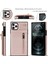 Çapraz Vücut Fermuar Tpu + Pu Kılıf iphone 11 Pro Için Gül Altın 3